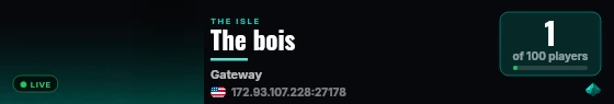 The bois live status badge