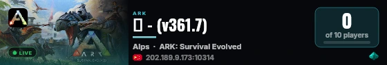 神 - (v361.7) live status badge