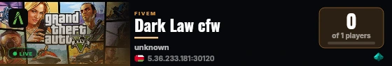 Dark Law cfw live status badge