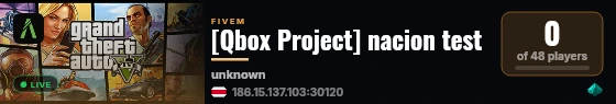 [Qbox Project] nacion test live status badge