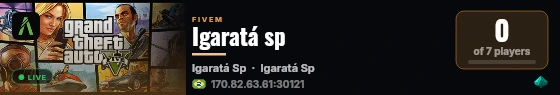 Igaratá sp  live status badge