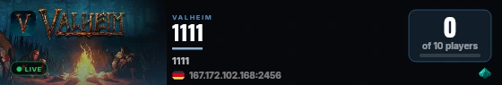 1111 live status badge