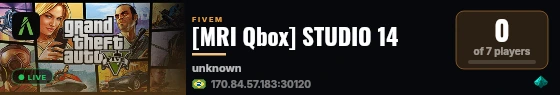 [MRI Qbox] STUDIO 14 live status badge