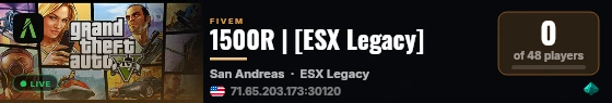 1500R | [ESX Legacy] live status badge