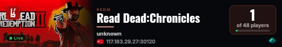 Read Dead:Chronicles live status badge