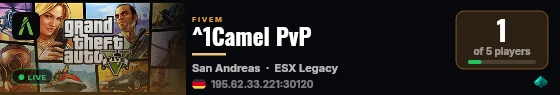 ^1Camel PvP live status badge