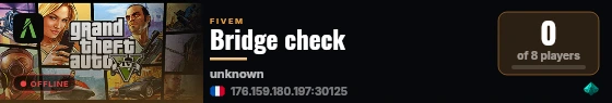 Bridge check live status badge