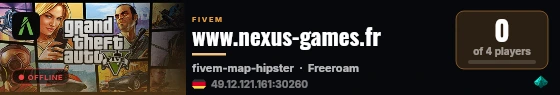 www.nexus-games.fr live status badge