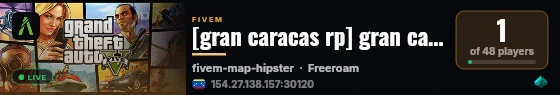 [gran caracas rp] gran caracas rp live status badge