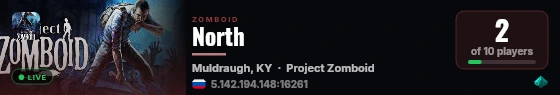 North live status badge