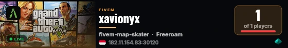 xavionyx live status badge