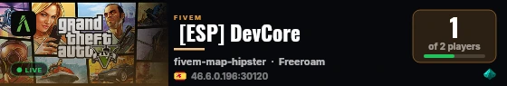  [ESP] DevCore live status badge