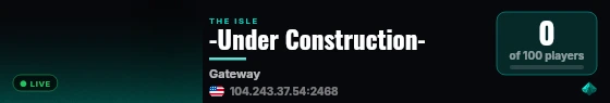 -Under Construction- live status badge