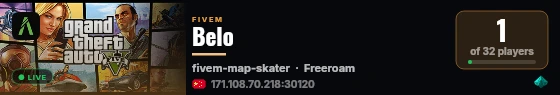 Belo live status badge