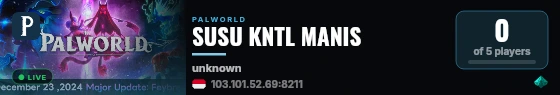 SUSU KNTL MANIS live status badge
