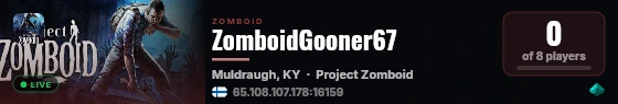 ZomboidGooner67 live status badge