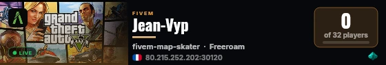 Jean-Vyp live status badge