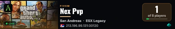 Nex Pvp live status badge