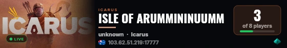 ISLE OF ARUMMININUUMM live status badge