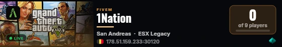 Mons city | [ESX Legacy] live status badge