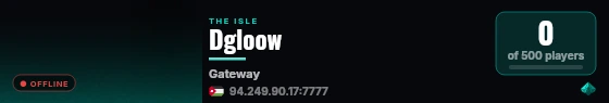 Dgloow live status badge