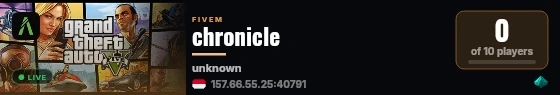 chronicle live status badge