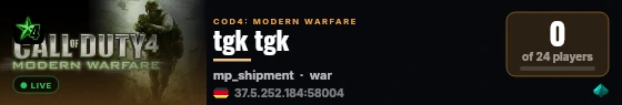 tgk tgk live status badge