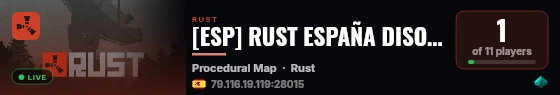 [ESP] RUST ESPAÑA DISOBEY.COM.ES live status badge