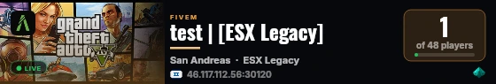 test | [ESX Legacy] live status badge