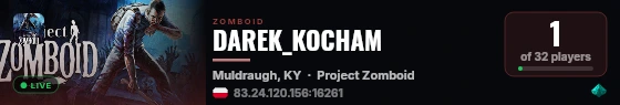 DAREK_KOCHAM live status badge