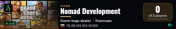 Nomad Development live status badge