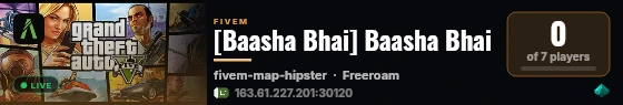 [Baasha Bhai] Baasha Bhai live status badge