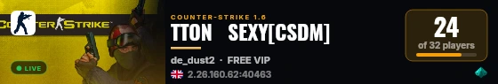TTON   SEXY[CSDM] live status badge