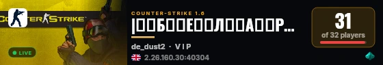 |͇̿Б͇̿Е͇̿Л͇̿А͇̿Р͇̿У͇̿С͇̿Ь͇̿| DEATHMATCH SERVER [18+] live status badge