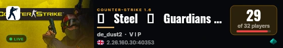 █   Steel   █   Guardians [public] live status badge