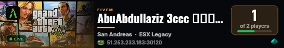 AbuAbdullaziz 3ccc مود شرطه live status badge
