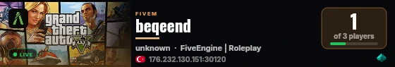 beqeend live status badge