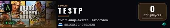 T E S T P live status badge