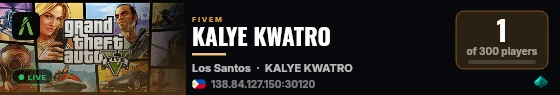 KALYE KWATRO live status badge