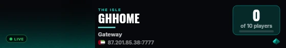 GHHOME live status badge