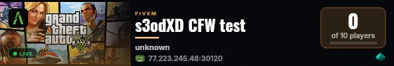 s3odXD CFW test live status badge