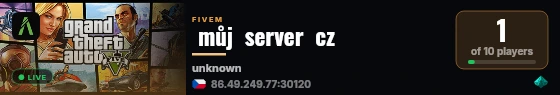  můj  server  cz live status badge