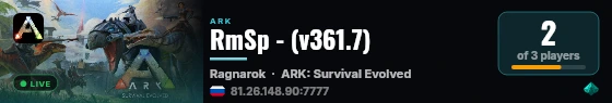 RmSp - (v361.7) live status badge