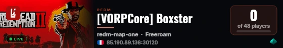 [VORPCore] Boxster live status badge