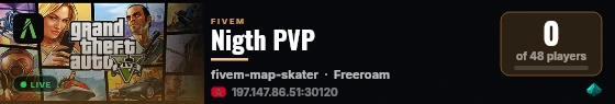 Nigth PVP live status badge