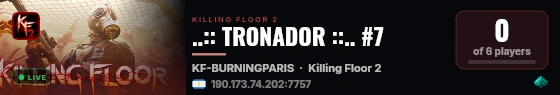 ..:: TRONADOR ::.. #7 live status badge