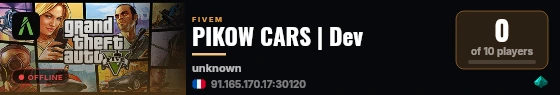 PIKOW CARS | Dev  live status badge