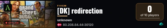 [DK] redirection live status badge