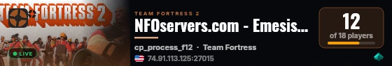NFOservers.com - Emesis Beige official server live status badge