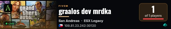 graalos dev mrdka live status badge